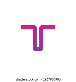 Letter T logo icon design template elements