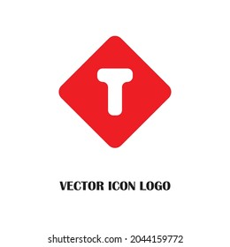Letter T logo icon design template elements