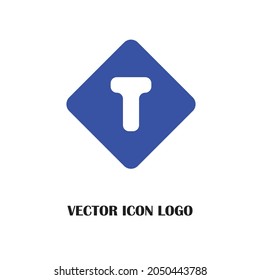 Letter T logo icon design template elements