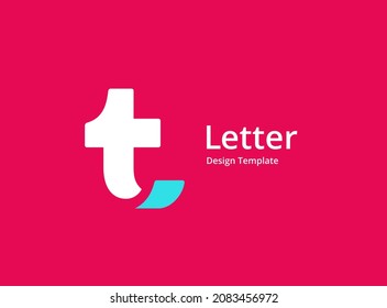 Letter T logo icon design template elements