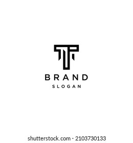 Letter T logo icon design template