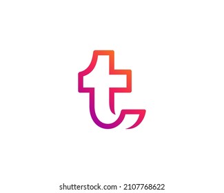 Letter T logo icon design template elements