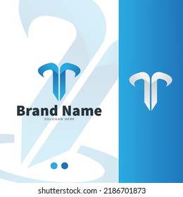 Letter T logo icon design, Alphabet T logo template.