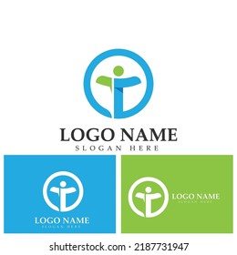 Letter T logo icon design element template