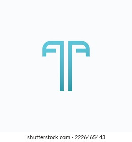 Plantilla de diseño de icono de logotipo de carta T