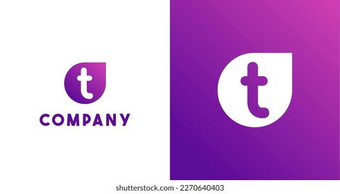 Letter T logo icon design template elements for your application or corporate identity.