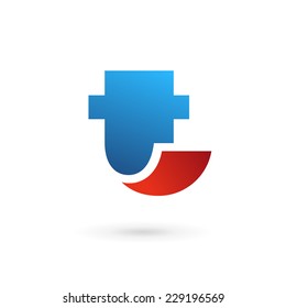 Letter T logo icon design template elements 