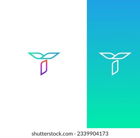 Letter T logo icon design template elements.