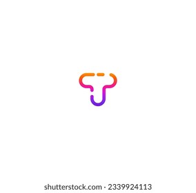 Letter T logo icon design template elements.