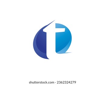 Letter T logo icon design template elements