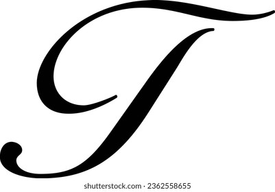 Elementos de la plantilla de diseño de iconos del logotipo de la carta T