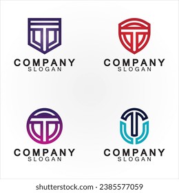 Design-Vorlage für das Logo Letter T-Symbol 