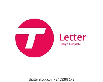 Letter T logo icon design template elements