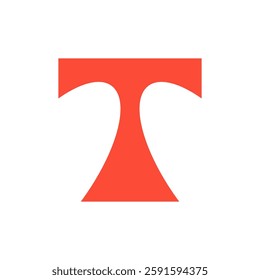 Letter T logo. Icon design. Template elements. Geometric abstract logos