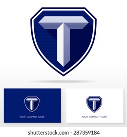 Letter T logo icon design template elements - Illustration.
Letter T logo icon design - vector sign. Business card templates