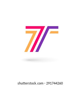 Letter T logo icon design template elements
