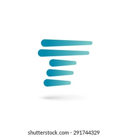 Elementos de plantilla de diseño de icono de logotipo de carta T