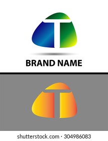 Letter T logo icon design template elements
