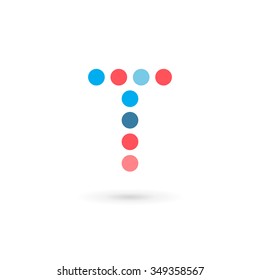 Letter T logo icon design template elements
