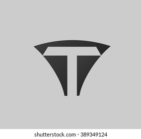 Letter T logo icon design template elements

