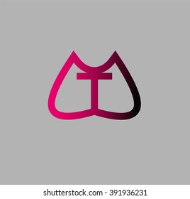 Letter T logo icon design template elements
