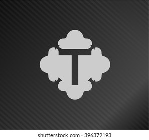 Letter T logo icon design - vector sign
