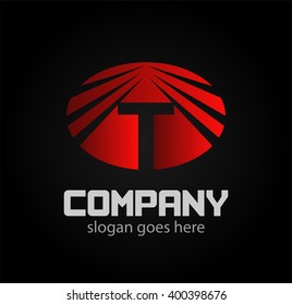 Letter T logo icon design template elements
