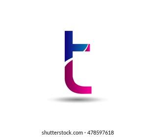 Letter T logo icon design template elements
