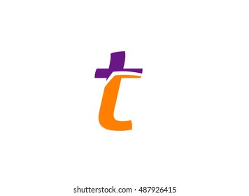 Letter T logo icon design template elements
