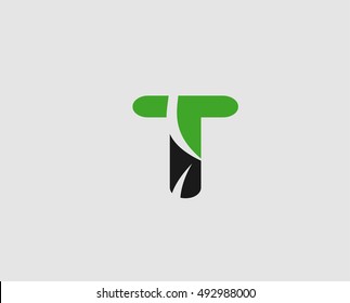 Letter T logo icon design template elements
