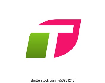 Letter T logo icon design template elements
