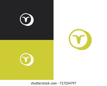 Letter T logo icon design template elements