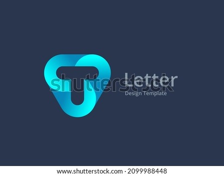 Letter T logo icon design template elements Stock fotó © 