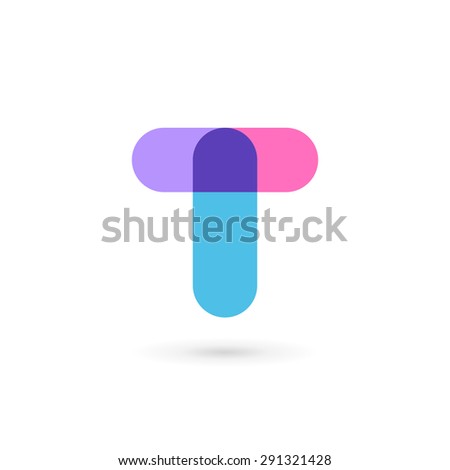 Letter T logo icon design template elements
