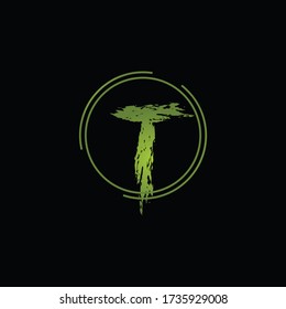 Letter T Logo Symbol flach und Vektordesign Vorlage.