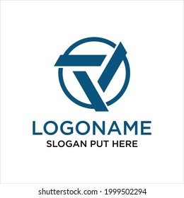 letter T logo icon template vector