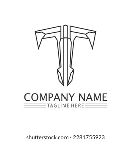 T-Logo-Bild und T-Design-Vektorgrafik 