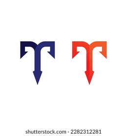 letter T logo image and font T design graphic  vector 