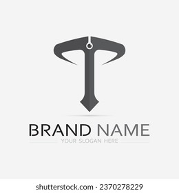 letter T logo image and font T design graphic  vector 