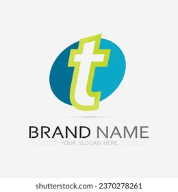 letter T logo image and font T design graphic  vector 