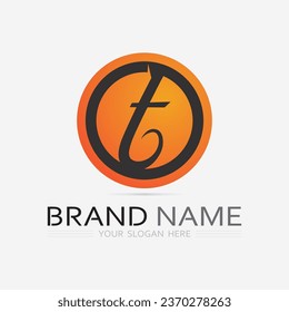 letter T logo image and font T design graphic  vector 