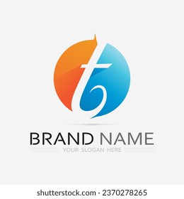 letter T logo image and font T design graphic  vector 