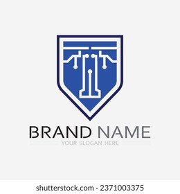imagen del logotipo de letra T y tipo de letra T vector gráfico de diseño 