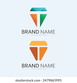 letter T logo image and font T design graphic  vector 