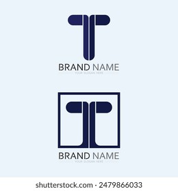 Buchstabe T Logo Bild und Schrift T Design Grafik Vektorgrafik 