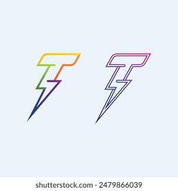 letter T logo image and font T design graphic  vector 