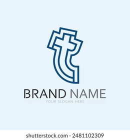 letter T logo image and font T design graphic  vector 