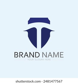 letter T logo image and font T design graphic  vector 