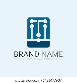 letter T logo image and font T design graphic  vector 