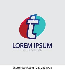 letter T logo image and font T design graphic  vector 